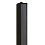 paal aluminium met houten kern